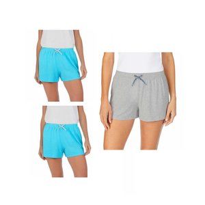 NWoT Jane and Bleecker Women's Sleep Short 3-pack Blue/Gray Size XL $35 5D255